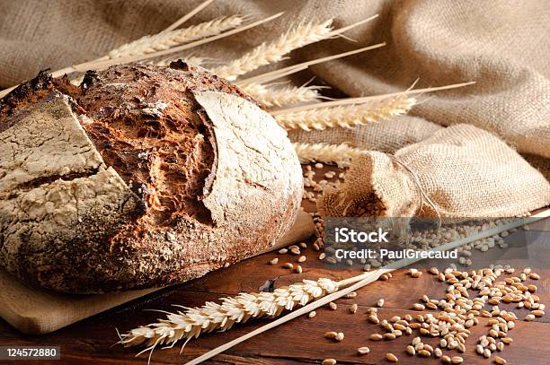 Traditional Bread Stock Photo - Download Image Now - Bread, Loaf of Bread, Wheat