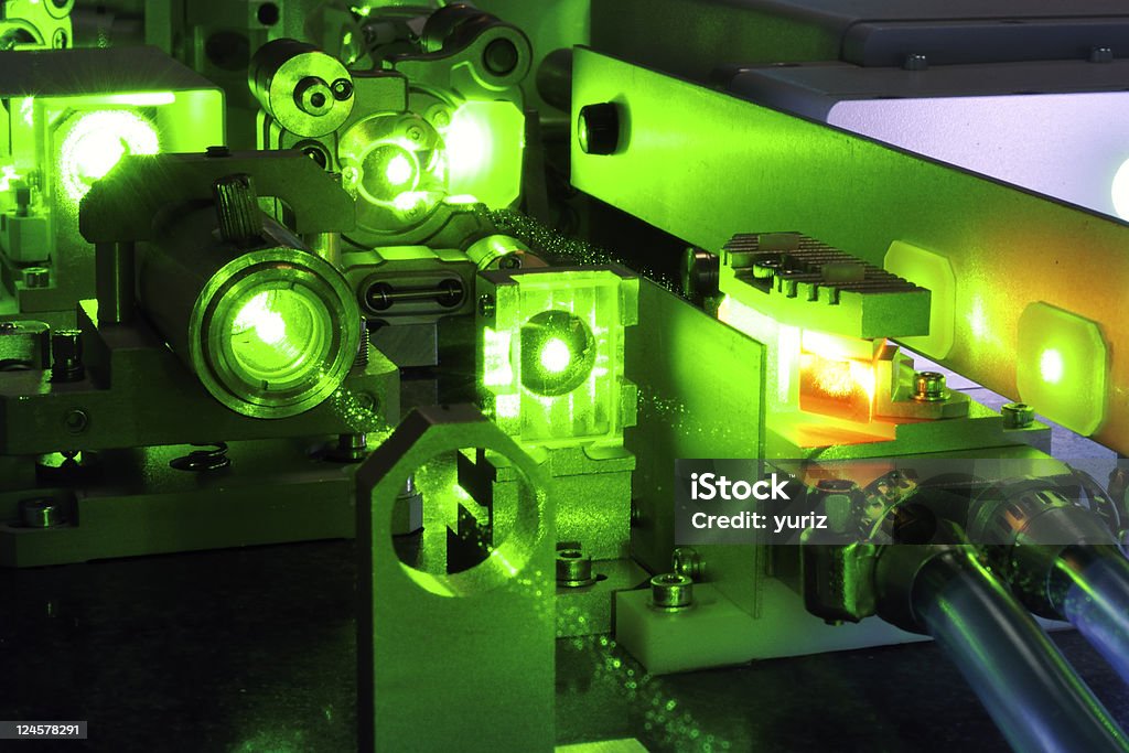 Poderoso laser - Royalty-free Laser Foto de stock