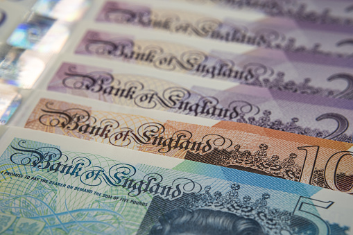 British pound UK money financial crisis