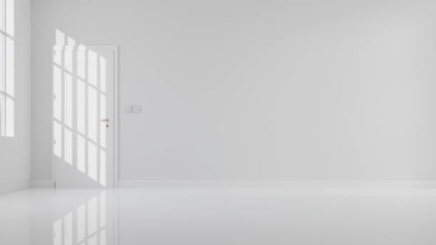 istock Interior poster mock up living room with colorful white sofa . 3D rendering. 1245797843