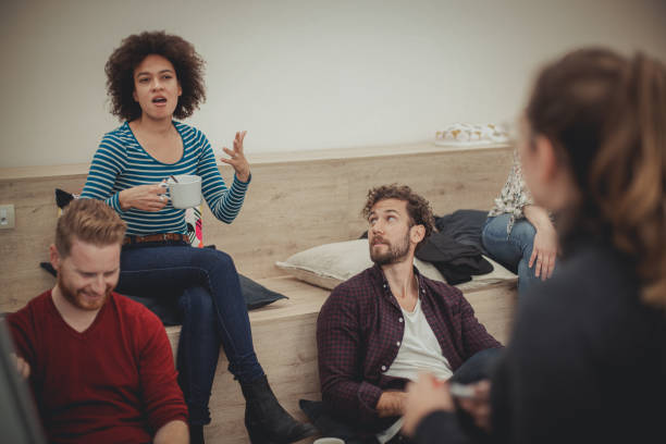 istock A casual meeting in the break room 1245812021