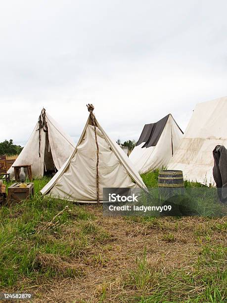 Tent City Stock Photo - Download Image Now - Civil War, Tent, Armed Forces