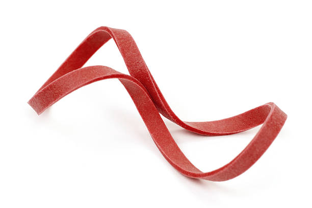 Red Rubber Band stock photo