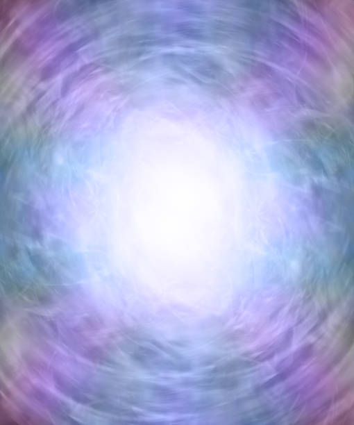istock Spiritual healing white orb light background 1245858859