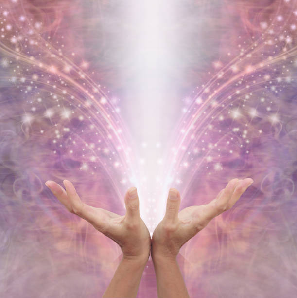 istock Sending out Reiki healing energy across the ether 1245863836