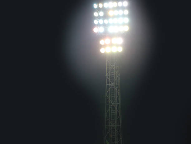 istock spotlights in the stadium 1245864373