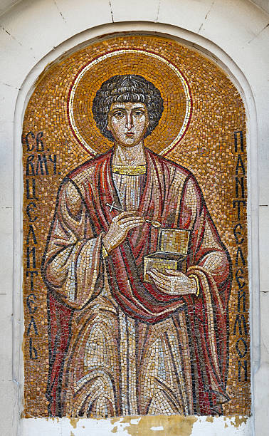 istock Icon of Saint Pantaleon 124588819