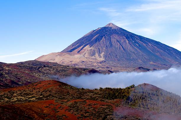 monte teide tenerife - pico de teide fotografías e imágenes de stock