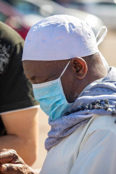 istock Old African man of Islamic religion 1245891697