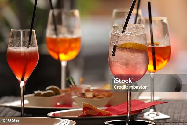 Happy Hour Stock Photo - Download Image Now - Aperitif, Potato Chip, Alcohol - Drink