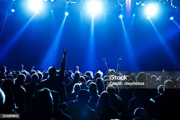 Concert Crowd Stock Photo - Download Image Now - Dancing, Group Of People, Admiration