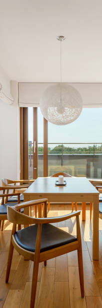 istock Elegant dining area, vertical panorama 1245898738
