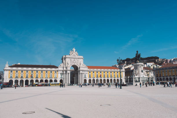 istock View Of Historic Building Against Blue Sky 1245906541