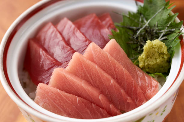 istock Image of Japanese tuna bowl 1245907437