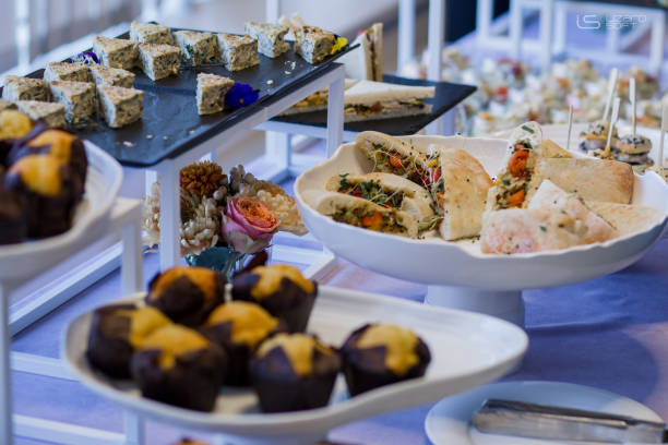 istock food and snacks on buffet table in the restaurant 1245908823