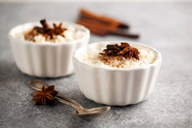 istock Rice porridge with cinnamon 1245920361