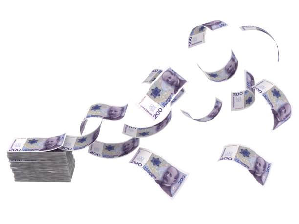 istock Norwegian currency falling money finance crisis 1245929200