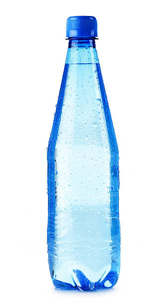 istock Polycarbonate plastic bottle of mineral water isolated on white background 124593247