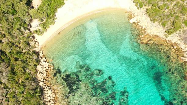 istock Corsica Creek as seen from a drone 1245949926