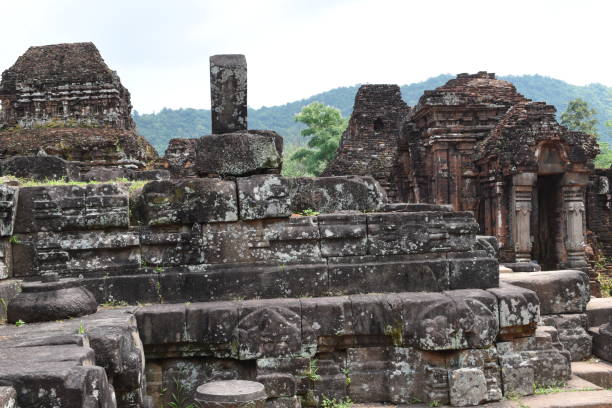 istock Ruin at My Son ruins in Vietnam 1245951555