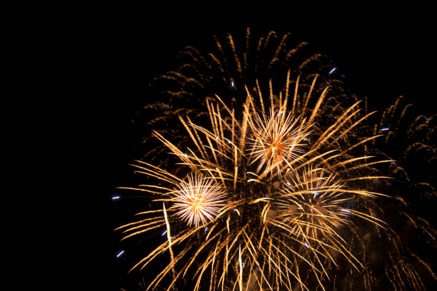 istock abstract backround of beautiful fireworks 1245970219