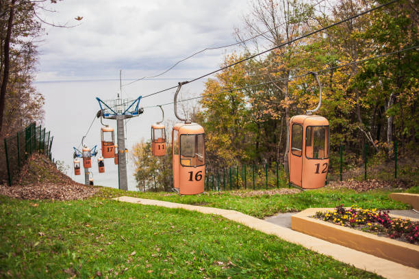istock from ski lifts to the mountain 1245972578