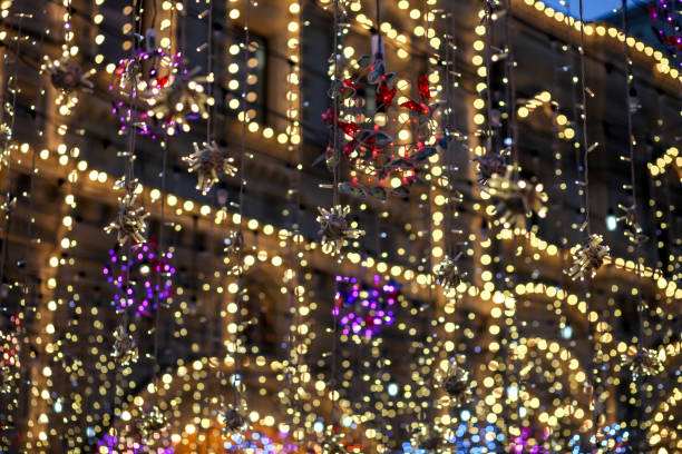 istock Christmas illuminations on buildings 1245973459