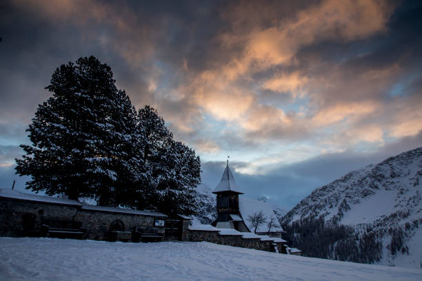 church of a small village in the mountains