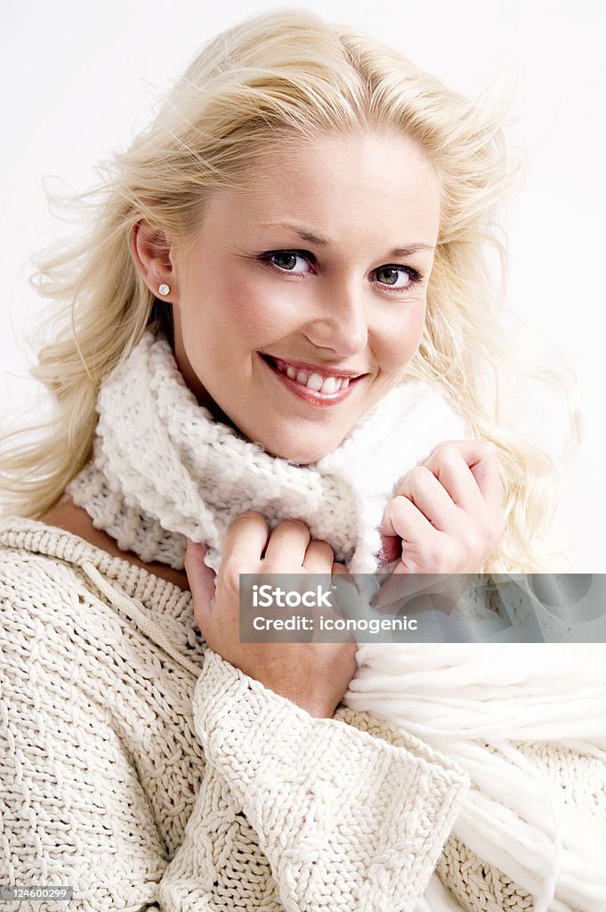 Mujer sonriente - Foto de stock de Adulto libre de derechos