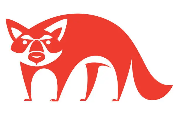Vector illustration of fox character