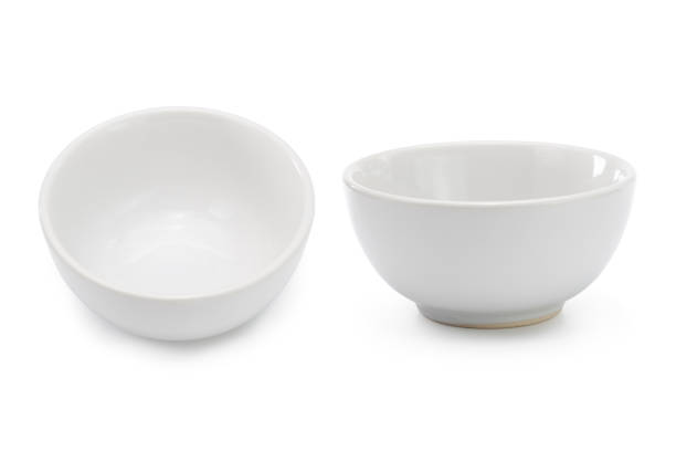 istock White bowl isolated on white background. Clipping path. 1246051528