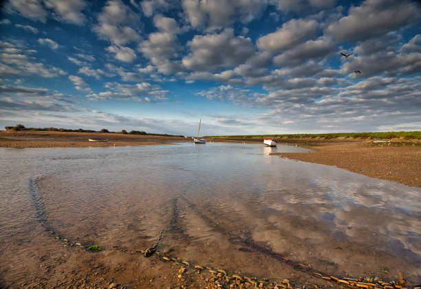 View across Conway harbour in North Wales, UK.