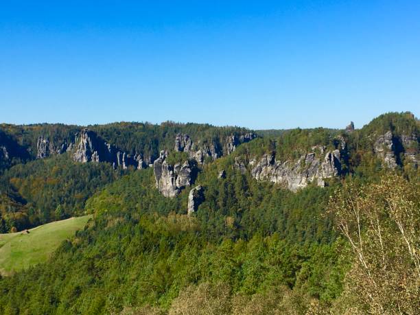 istock Saxon Switzerland, Bastei, Germany 1246112740