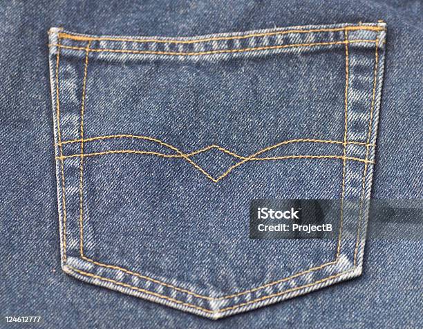 Back Pocket Stock Photo - Download Image Now - Abstract, Back Pocket, Blue