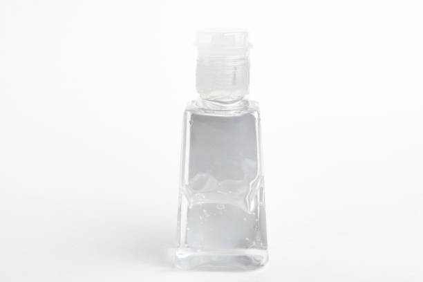 istock Pocket-Size Transparent Hand Sanitizer Dispenser Plastic Bottle 1246129951