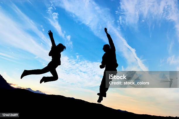 Attraction Stock Photo - Download Image Now - Jumping, Exhilaration, Mountain Peak