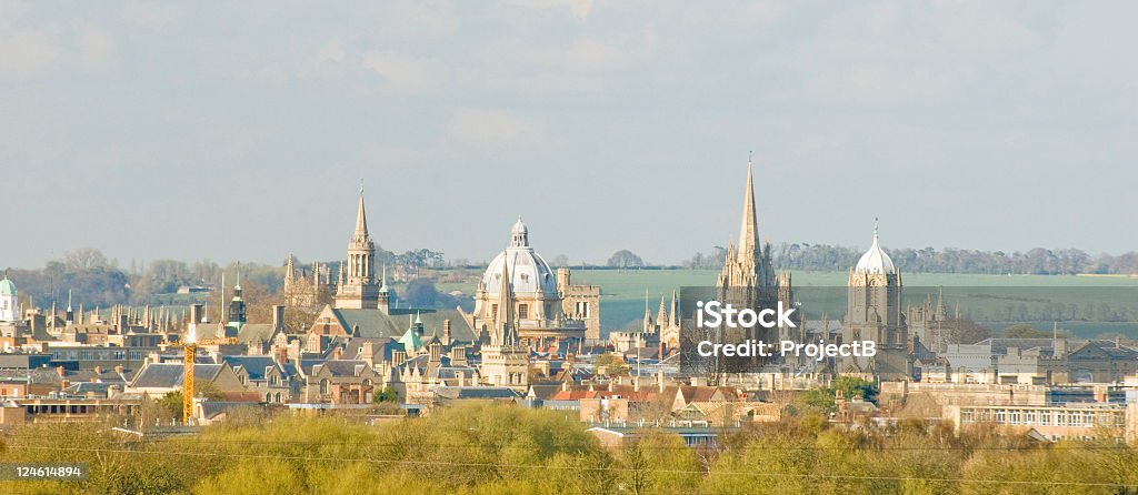 Stadt Oxford Spires - Lizenzfrei Oxford - Oxfordshire Stock-Foto