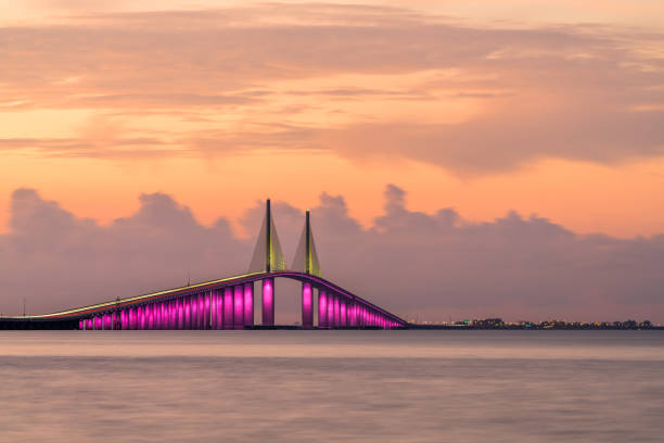 istock Sunshine Skyway Bridge in Florida 1246160318