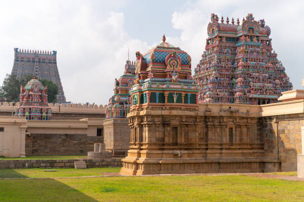 istock The old entrance gate to Hindu temple 1246188610