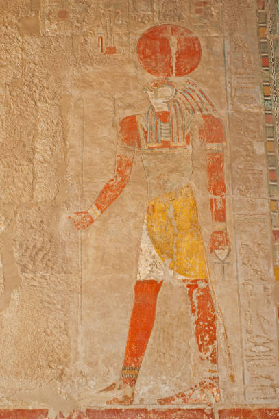 istock Hieroglyphic carvings on an ancient egyptian temple wall 1246193999