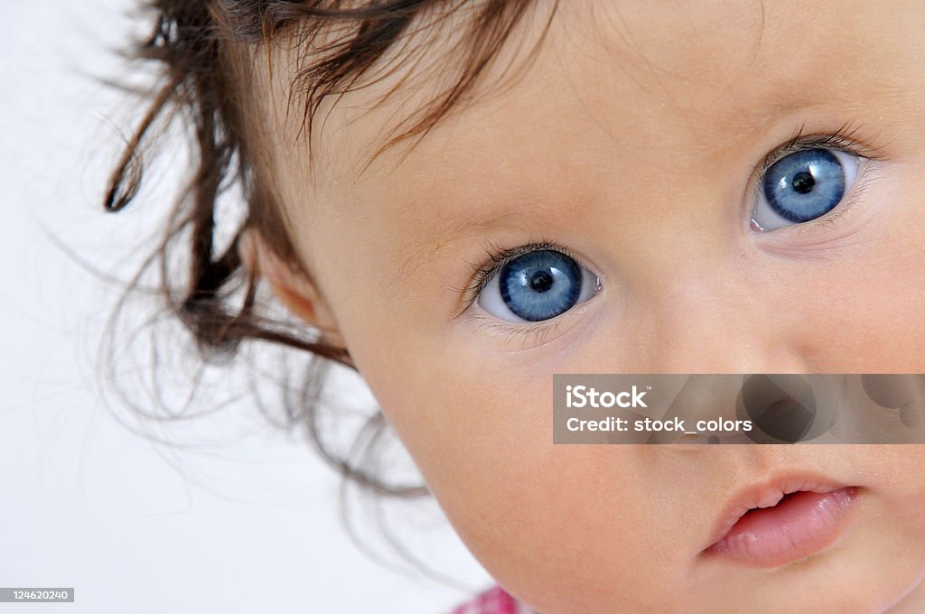 young ojos azules - Foto de stock de 12-17 meses libre de derechos