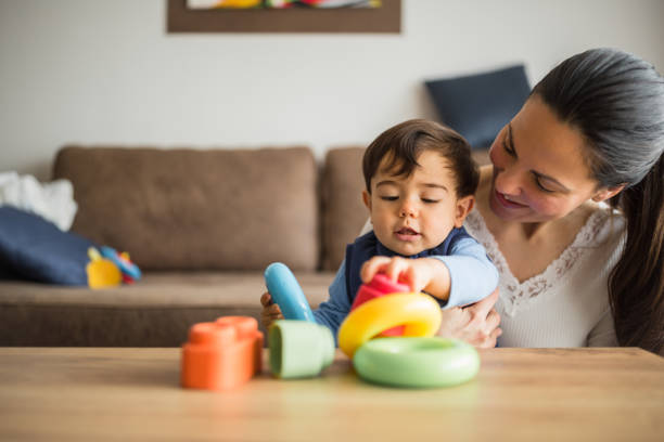 istock Mother and her baby boy 1246228254