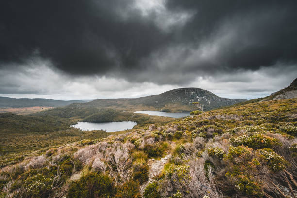 istock Aerial view at Cradle Mountain, Tasmania, Australia 1246239307