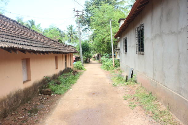 istock Pathways to the sea in indian village. 1246253105