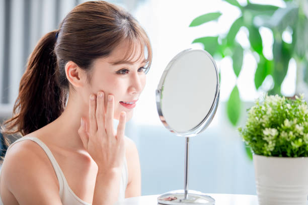 istock young woman has good skin 1246260913