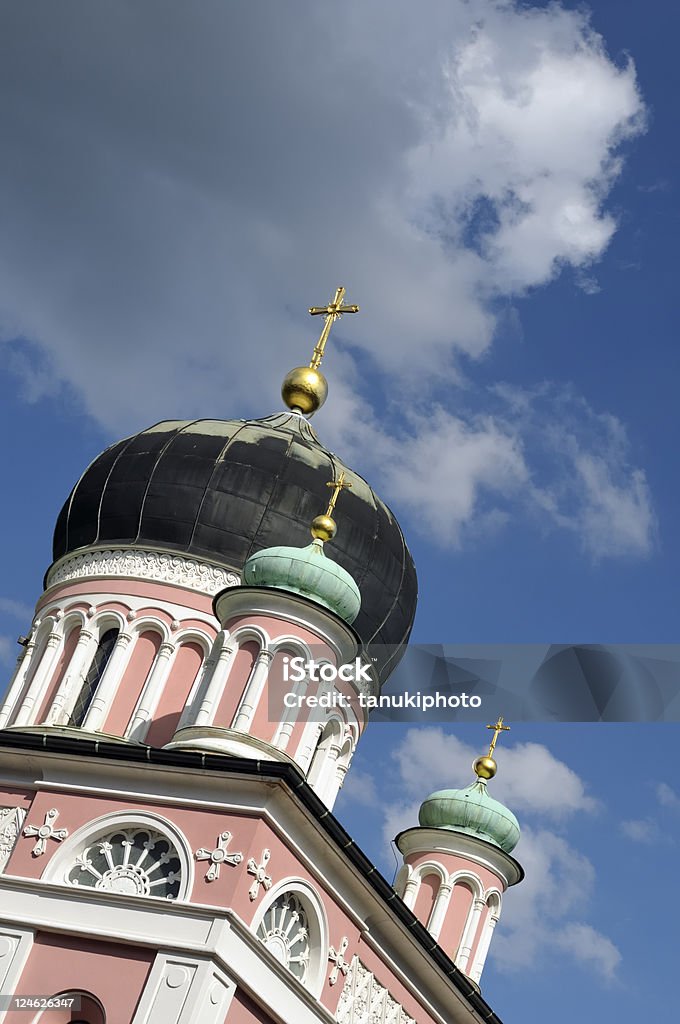 Stile russo Chiesa di potsdam - Foto stock royalty-free di Ambientazione esterna