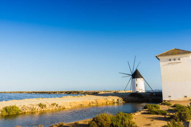istock Windmill in San Pedro del Pinatar, Spain 1246266435