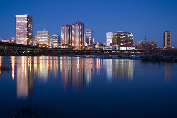 istock A cityscape at night in Richmond, Virginia 124629446