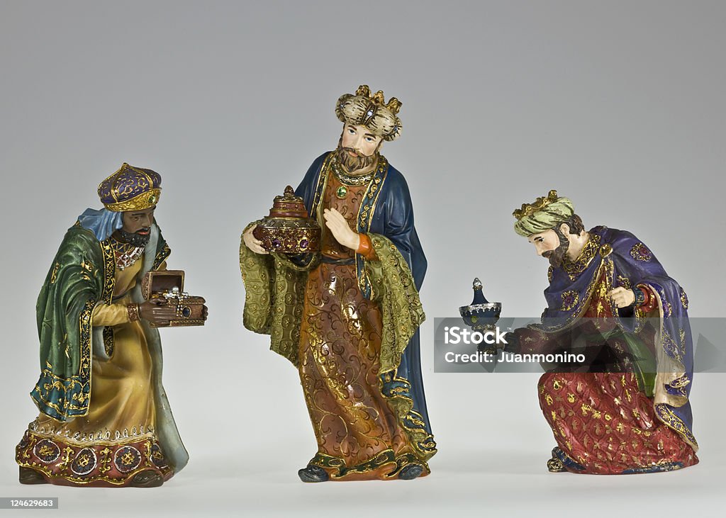 Três homens sábios-Dia de Reis - Foto de stock de Três Reis Magos royalty-free