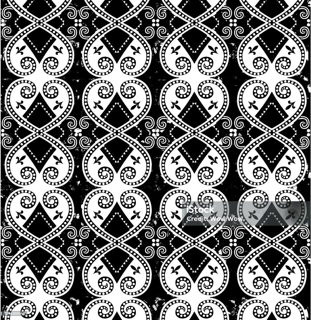 Abstract Seamless Pattern With Abstract Geometric Style Repeating ...
